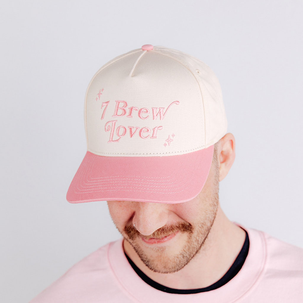 7 Brew Merch Sweetheart Hat Embroidered 7 Brew Lover Hat Valentine's Gift Ideas For Him-1