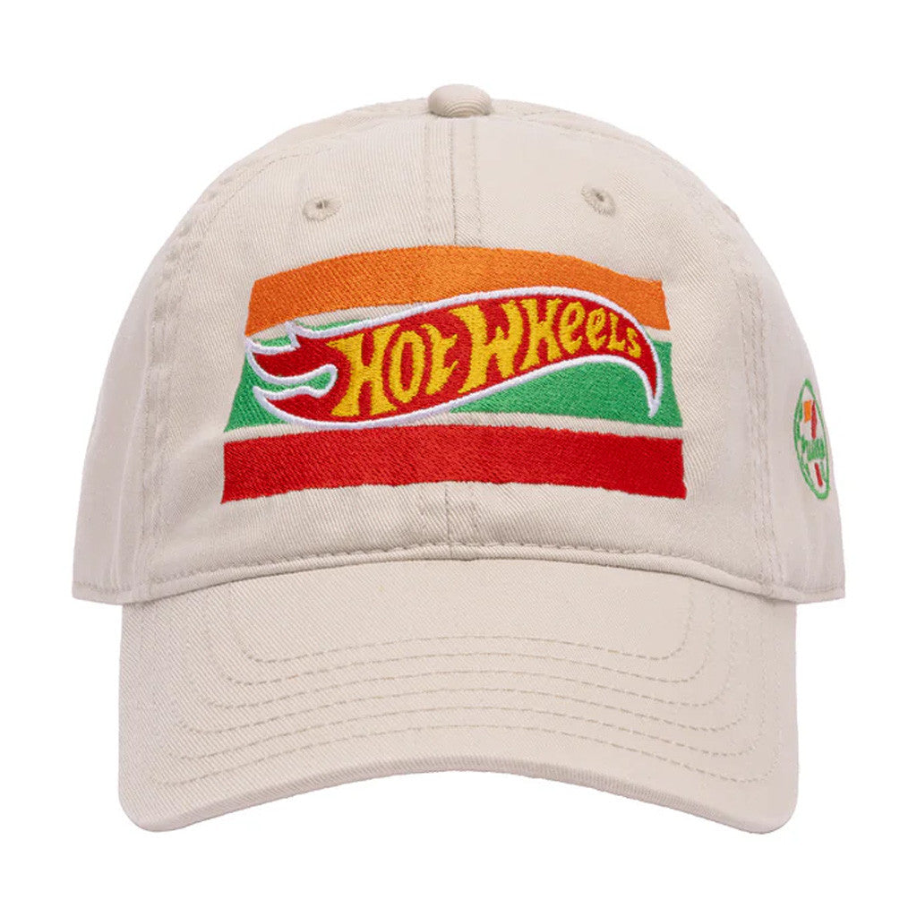 7 Collection Merch 7-Eleven X Hot Wheels Racing Stripes Embroidered Hat Gift Ideas For Him 7 Collection Merch 7-Eleven X Hot Wheels Racing Stripes Embroidered Hat Gift Ideas For Him
