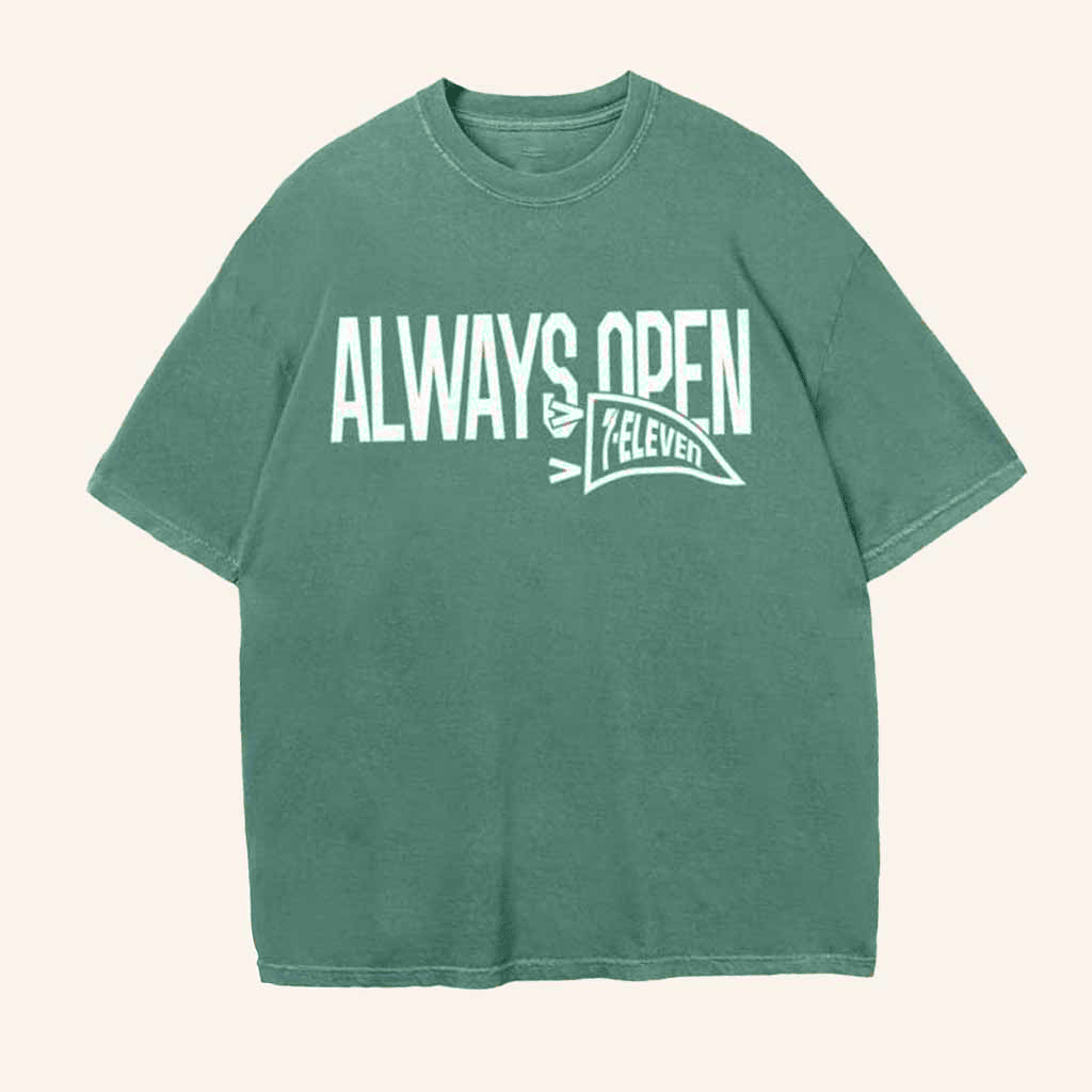 7 Collection Merch Always Open Pennant T-Shirt Birthday Gift For Friends 7 Collection Merch Always Open Pennant T-Shirt Birthday Gift For Friends