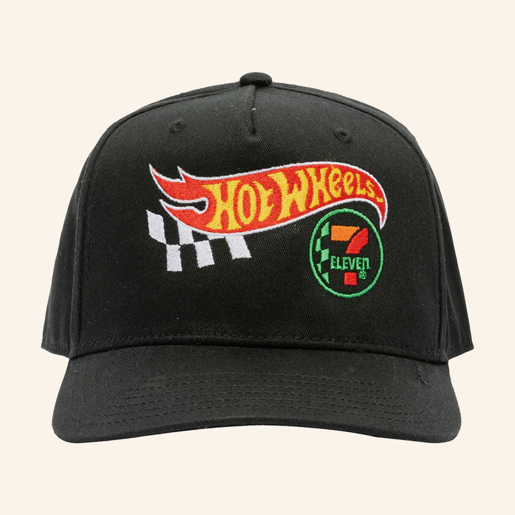 7 Collection Store Merch 7 Eleven X Hot Wheels Checker Embroidered Hat Gift Ideas For Husband 7 Collection Store Merch 7 Eleven X Hot Wheels Checker Embroidered Hat Gift Ideas For Husband