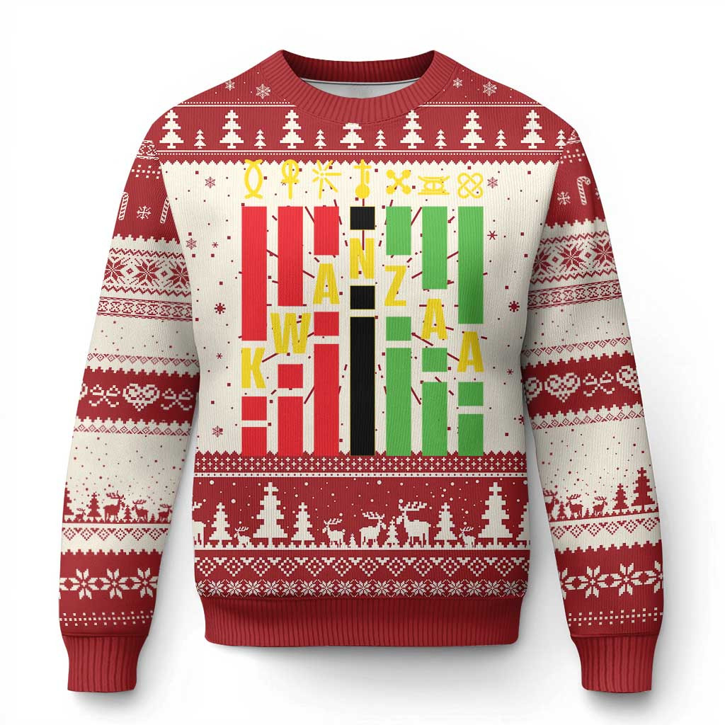 7 Principles Of Kwanzaa Ugly Christmas Sweater Hanukkah Themed Sweater African Gifts