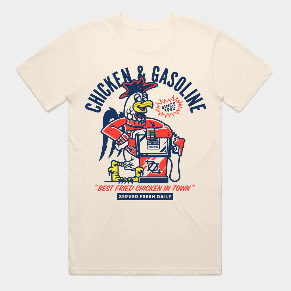 704 Merch Chicken And Gasoline T-Shirt Best Gifts For Father