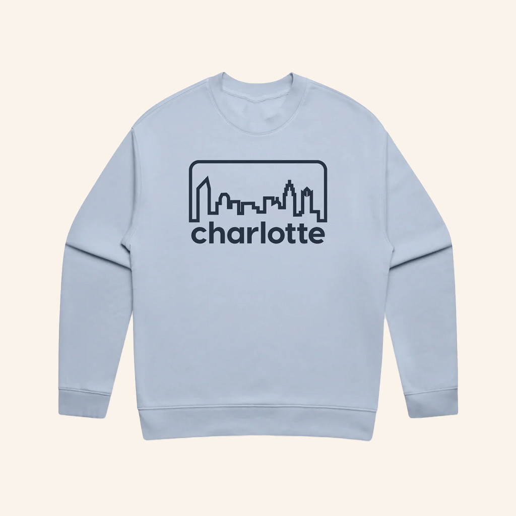 704 Merch Retro Charlotte Skyline Sweatshirt Gifts For Best Friends