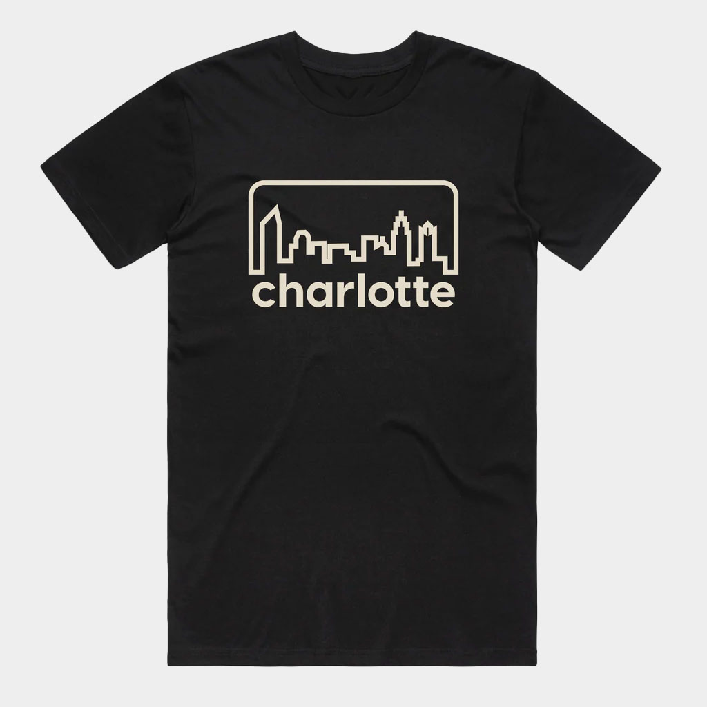 704 Merch Retro Skyline T-Shirt Charlotte Shirt Best Gifts For Brother