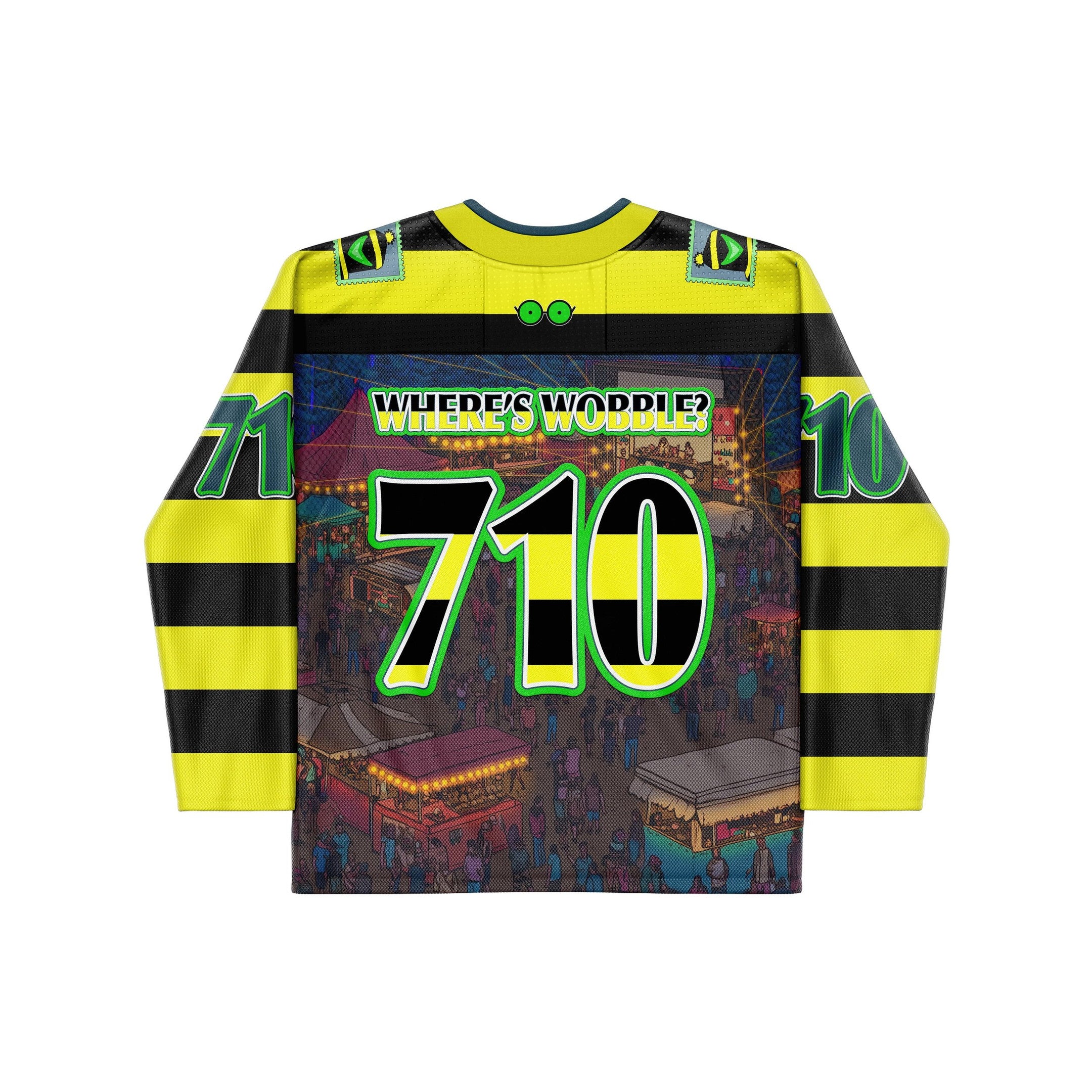 710 Where's Wobble Hockey Jersey Trippy Jersey Shirt Dad Gifts 710 Where's Wobble Hockey Jersey Trippy Jersey Shirt Dad Gifts