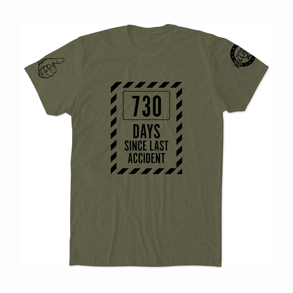 730 Days Without Accident Kentucky Ballistics T-Shirt Kentucky Ballistics Clothes Gift Idea For Husband