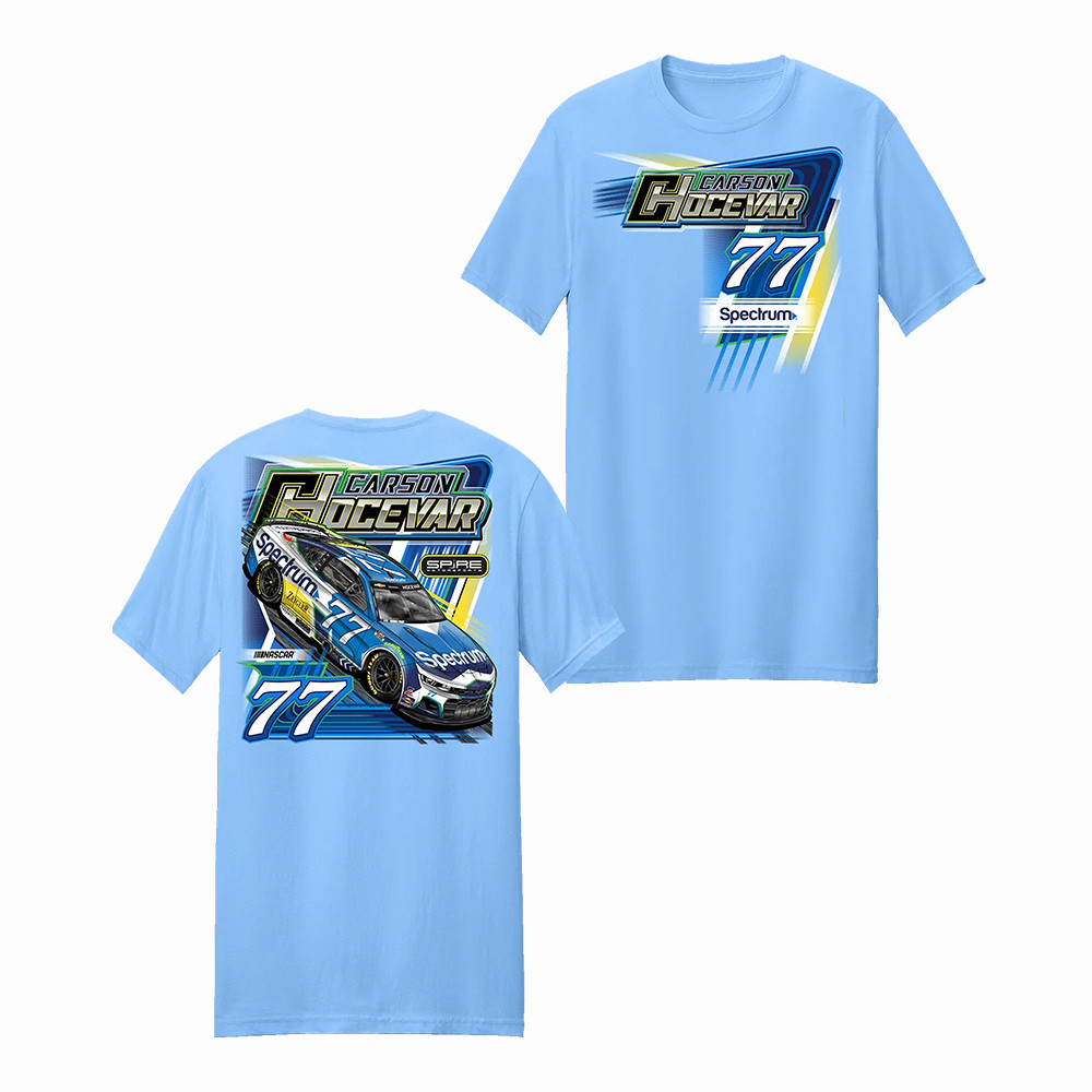 77 Carson Hocevar Spectrum T-Shirt Spectrum Paint Scheme Clothing Gift For NASCAR Lovers