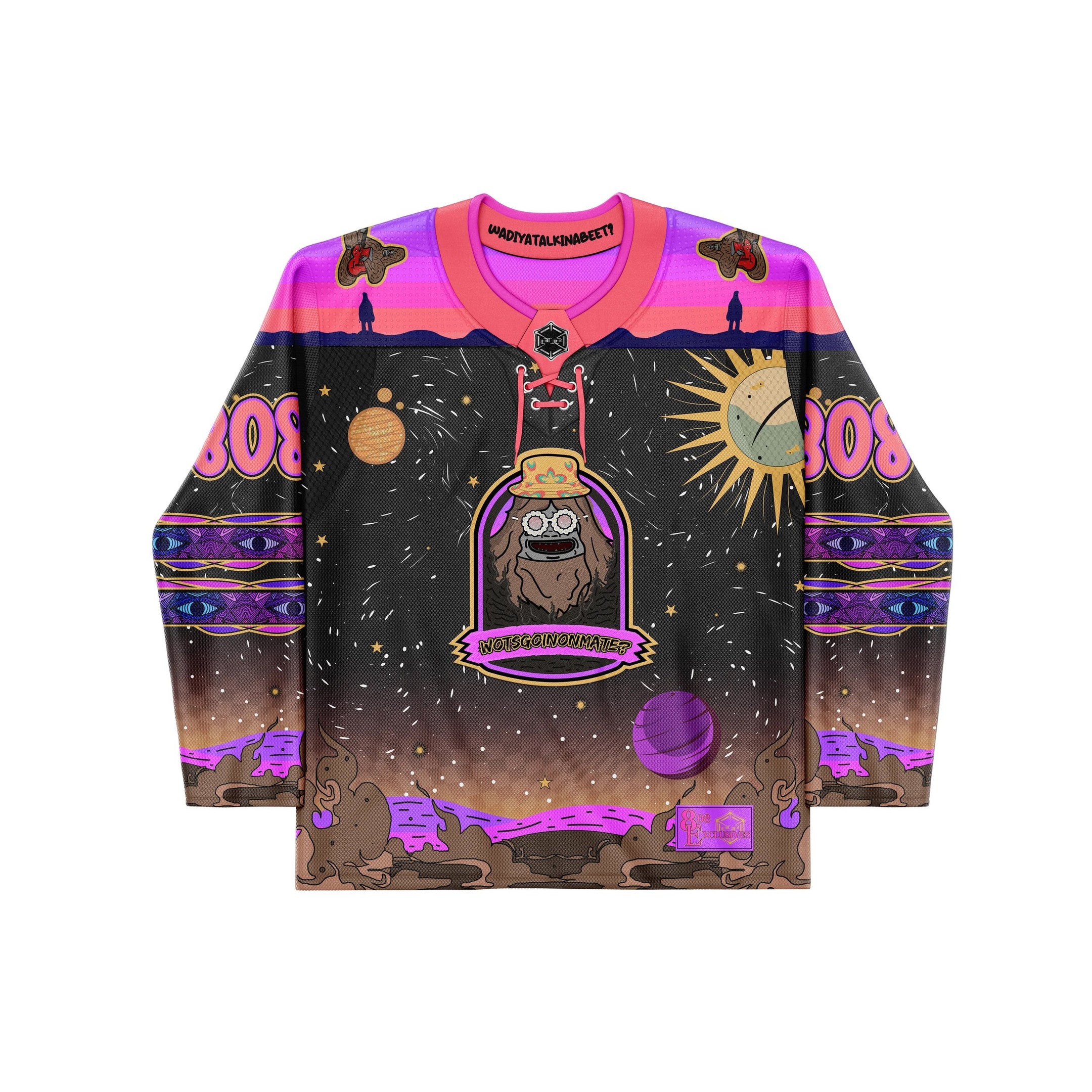 808 Sassy The Sasquatch Hockey Jersey Trippy Jersey Best Gifts For Him 808 Sassy The Sasquatch Hockey Jersey Trippy Jersey Best Gifts For Him