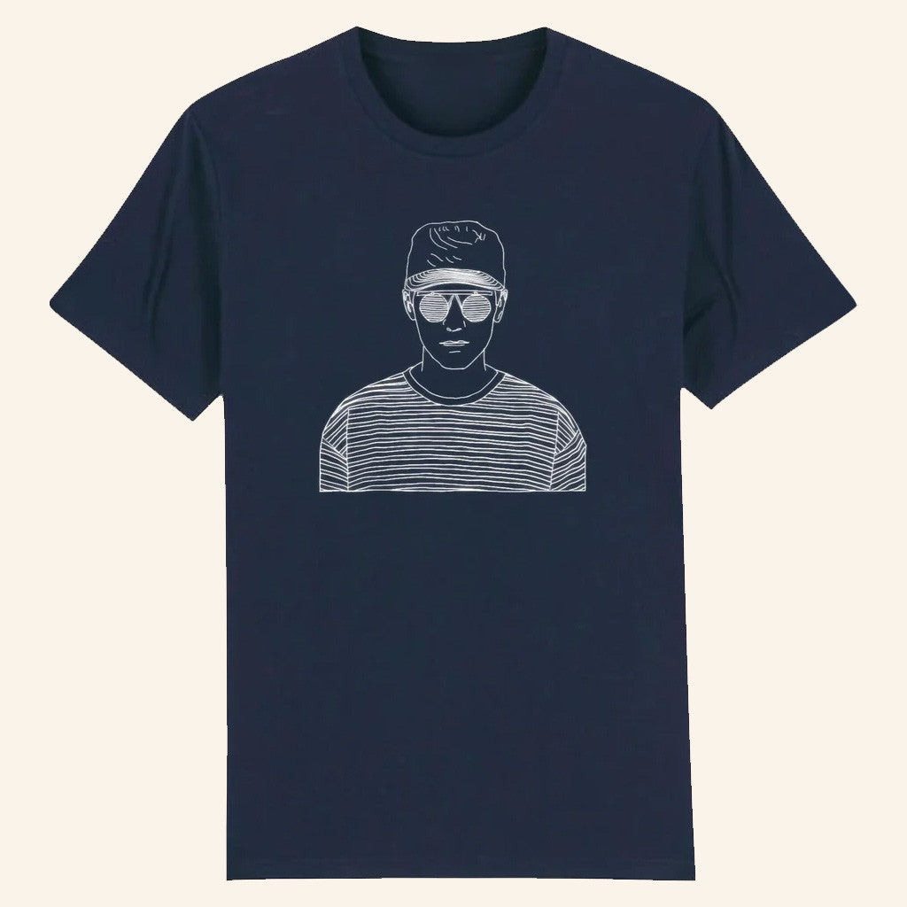 80S Casuals Merch Pet Boys Milano' Organic Navy T-Shirt Gifts For Him