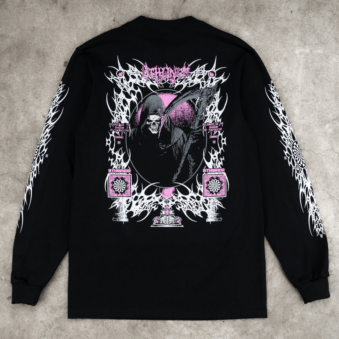 8thwndr Merch Reaper Long Sleeve T-Shirt Gifts For Father's Day From Daughter 8thwndr Merch Reaper Long Sleeve T-Shirt Gifts For Father's Day From Daughter
