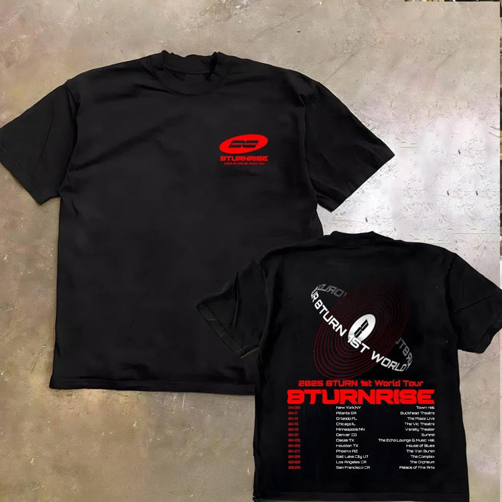 8Turn 1st World Tour T-Shirt 8Turn Kpop Shirt 8Turnrise Merch 2025 8Turn World Tour Clothing 8Turn 1st World Tour T-Shirt 8Turn Kpop Shirt 8Turnrise Merch 2025 8Turn World Tour Clothing