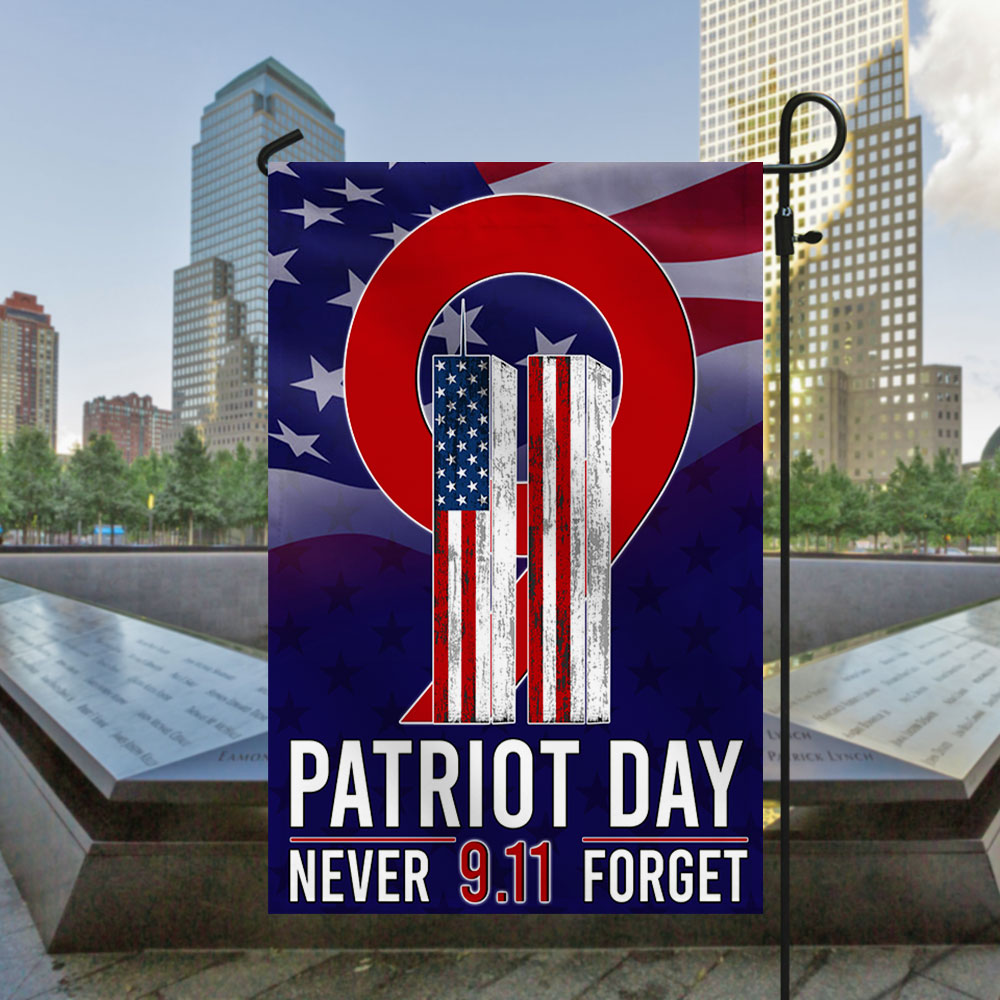 9 11 Patriot Day Never Forget Memorial Us Flag