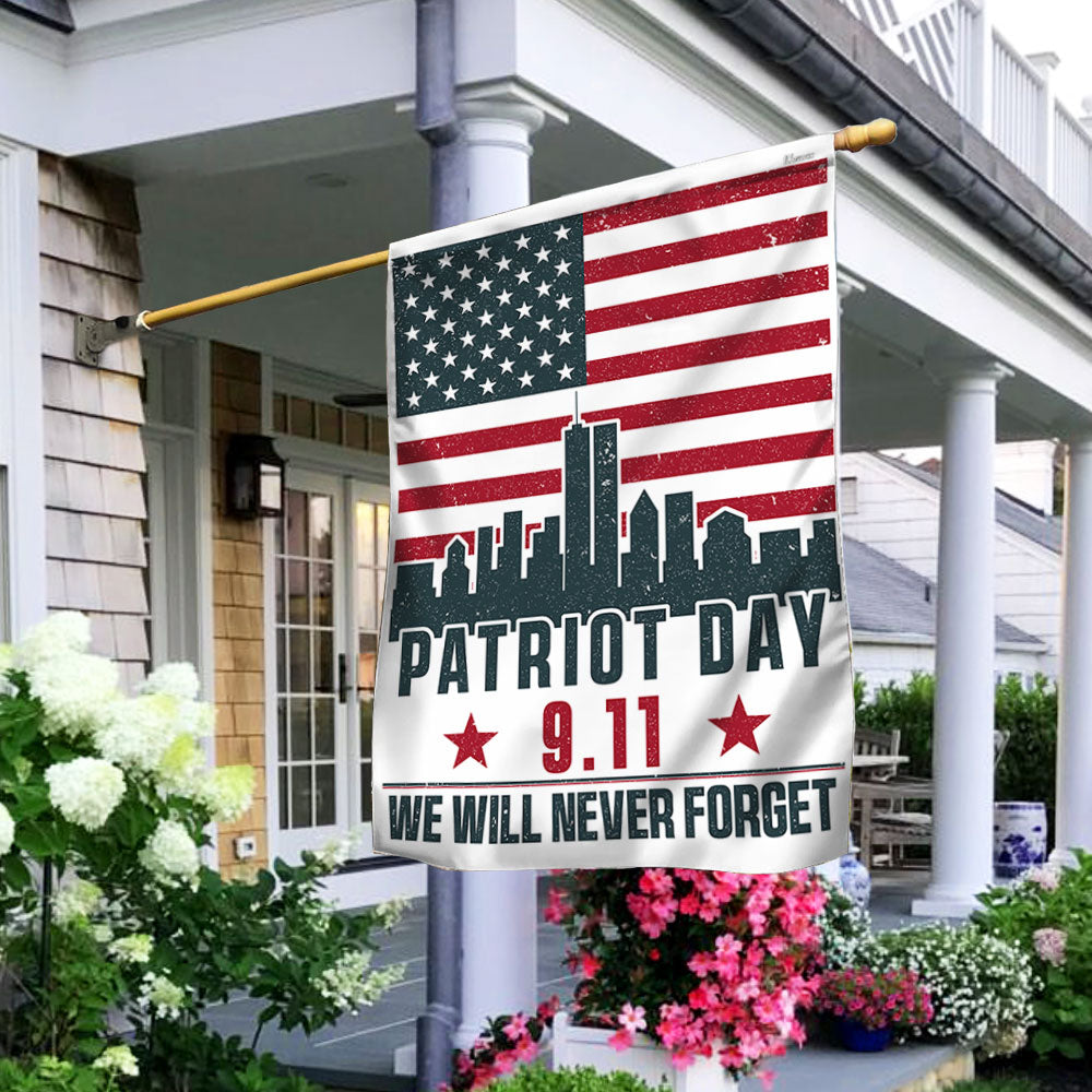 9 11 Patriot Day We Will Never Forget September 11 Flag