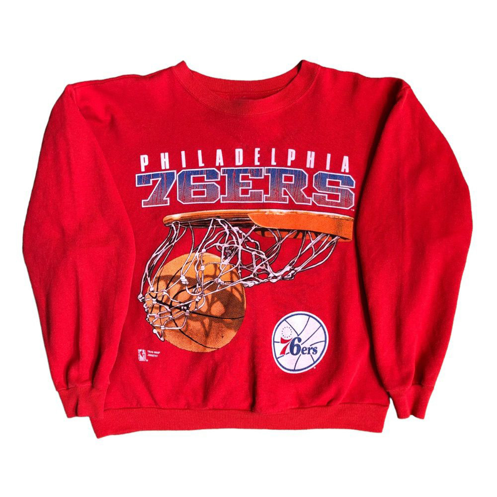 90's Philadelphia 76ers Sixers Sweatshirt Philadelphia 76ers Apparel Best Gift For Basketball Lovers