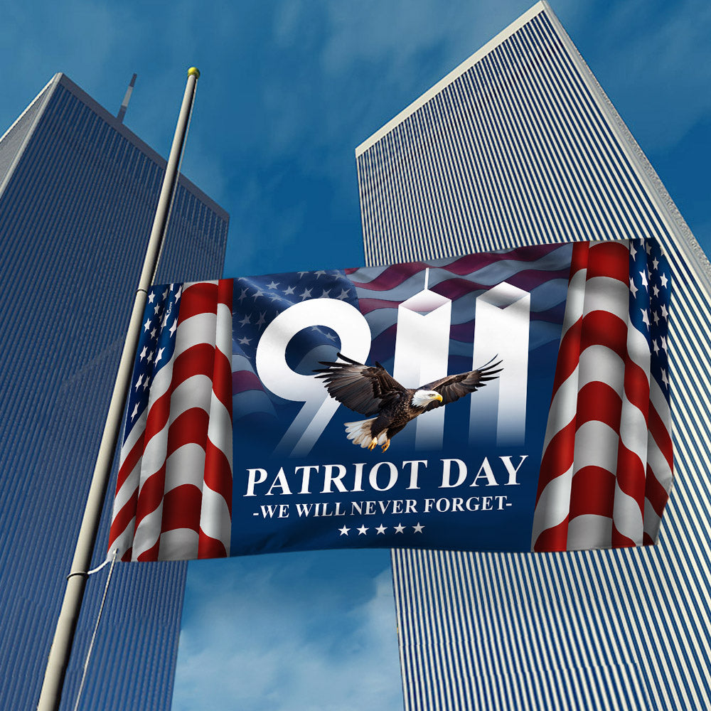 911 Attacks Patriot Day September 11th Never Forget Grommet Flag