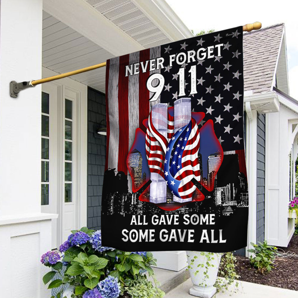 911 Flag Patriot Day All Gave Some Some Gave All Flag