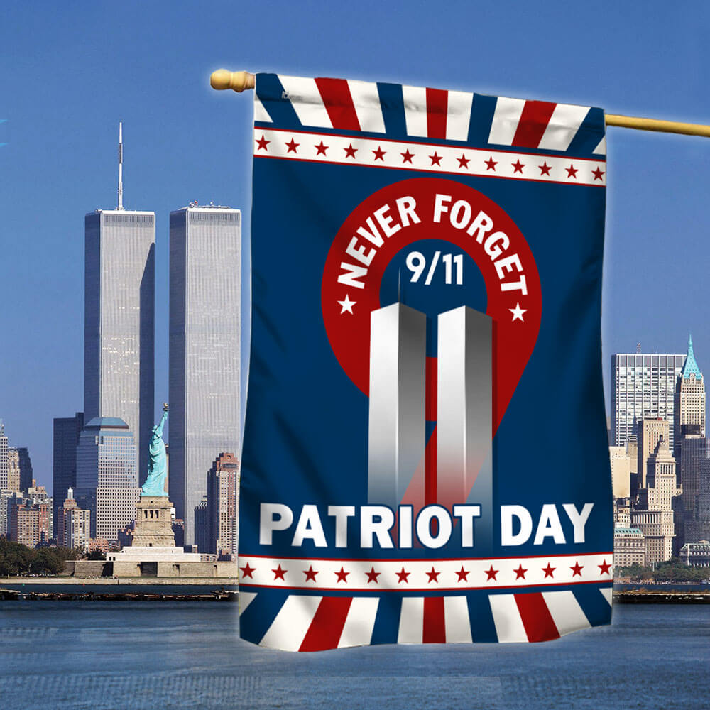911 Patriot Day Never Forget Flag