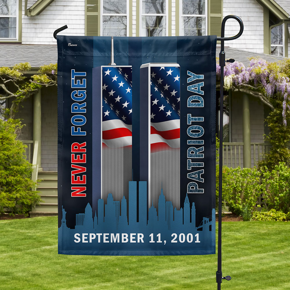 911 Patriot Day Never Forget September 11 Memorial Flag