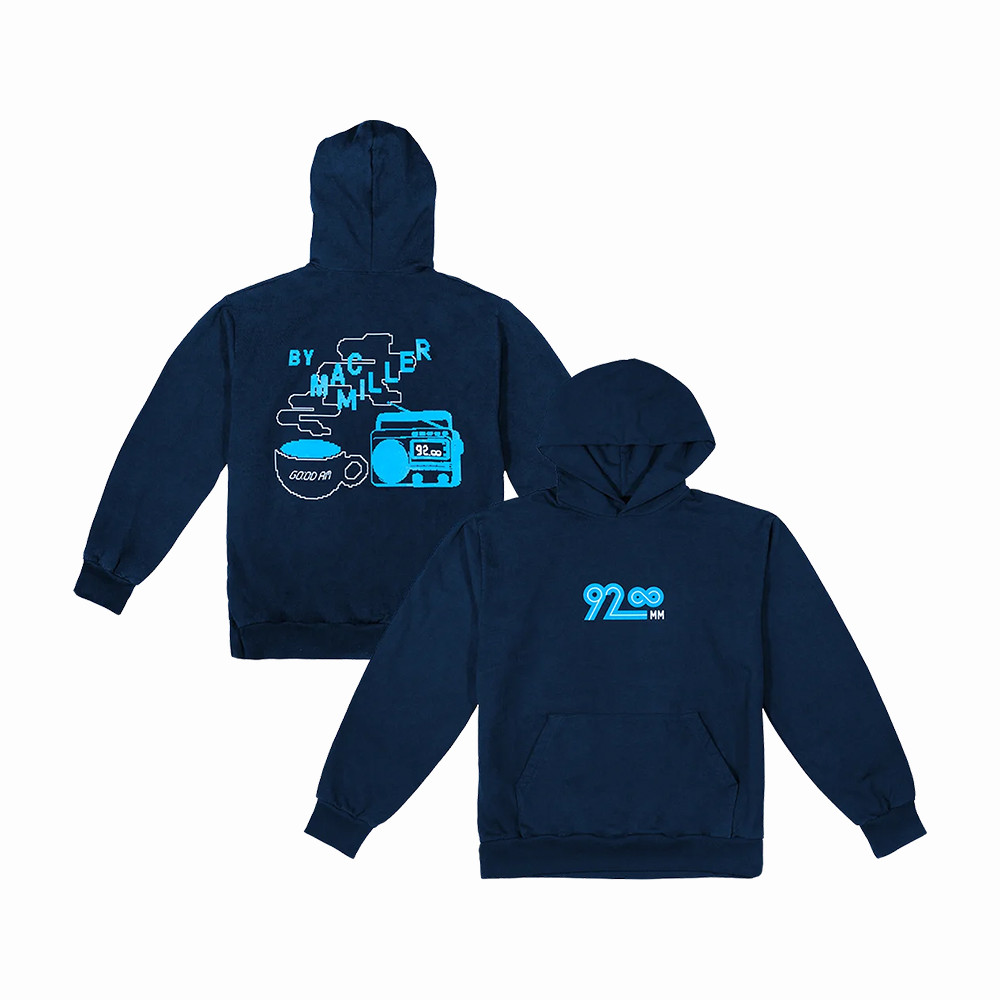 92 FM Mac Miller Hoodie Mac Miller Hooded Sweatshirt Rap Music Fans Present