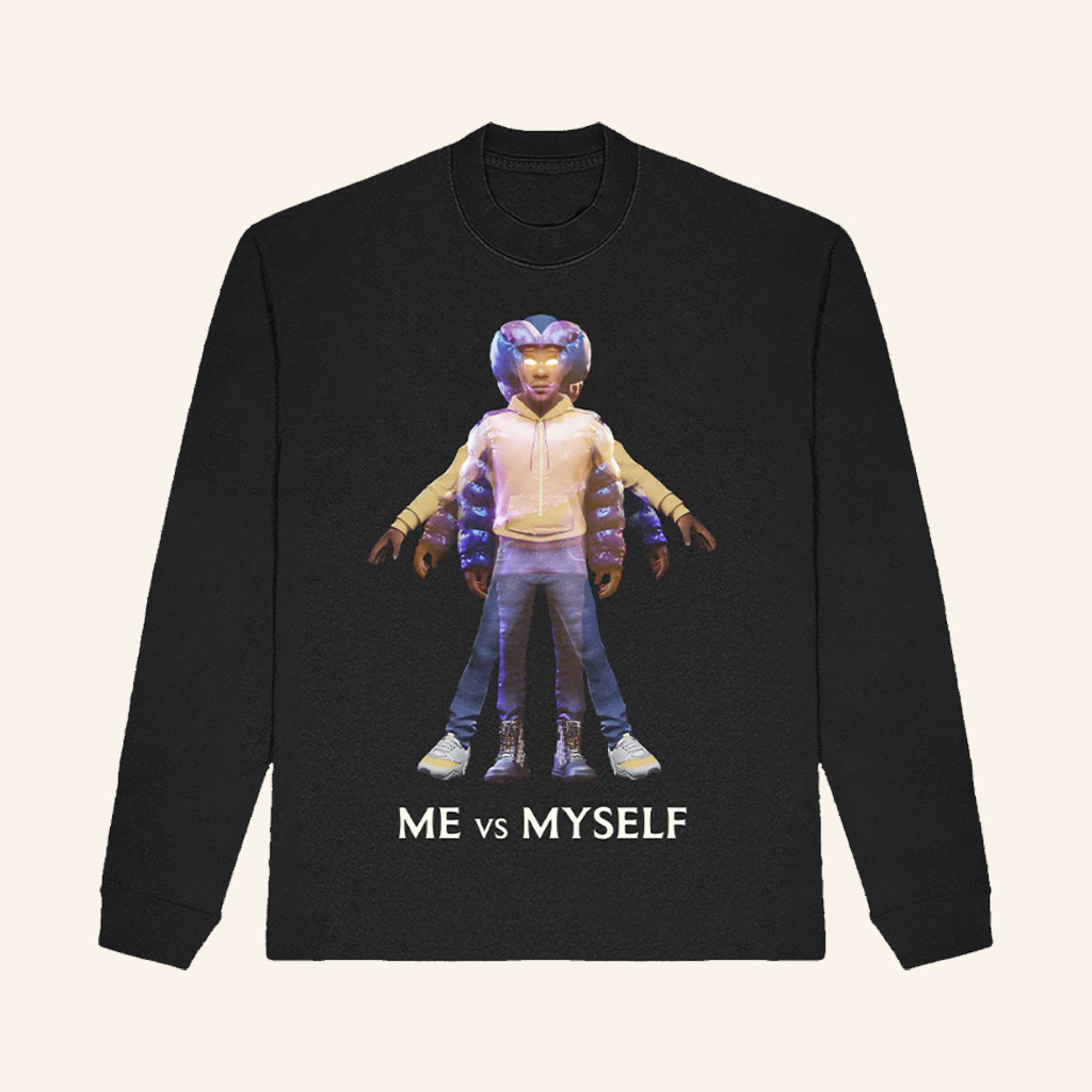 A Boogie Wit Da Hoodie Merch Me Vs Myself Long Sleeve T-Shirt Gifts For Friends A Boogie Wit Da Hoodie Merch Me Vs Myself Long Sleeve T-Shirt Gifts For Friends