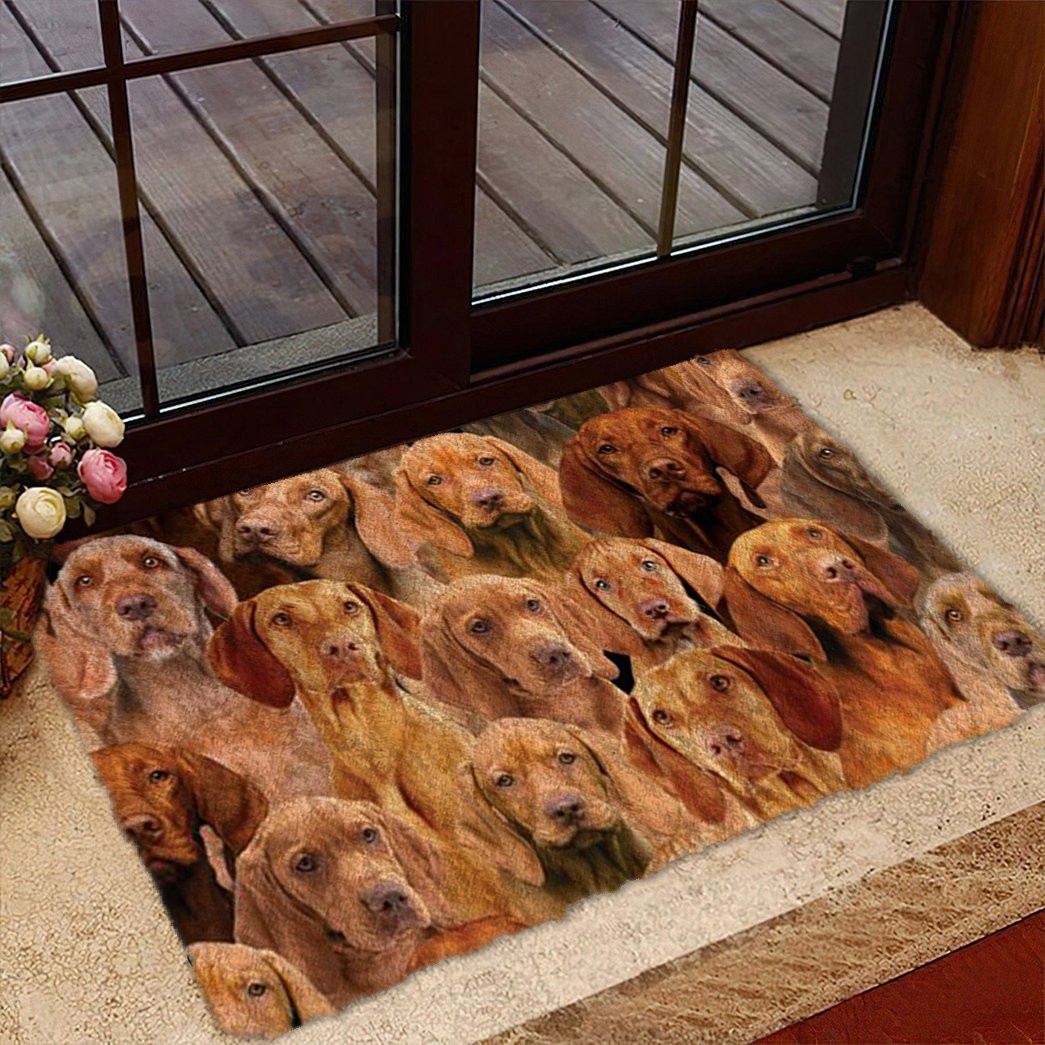 A Bunch Of Vizslas Doormat Dog Themed Doormats Christmas Gifts For Dog Lovers