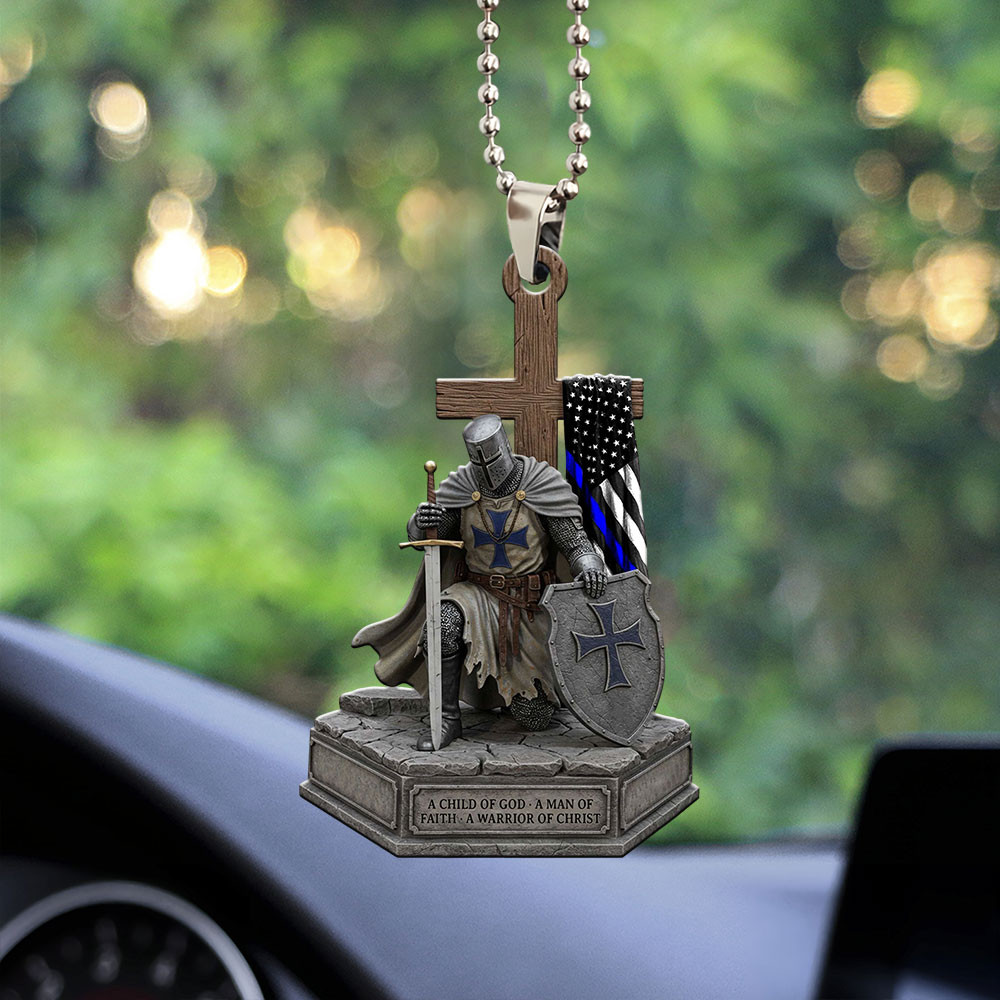 A Child Of God A Man Of Faith Car Ornament Car Hanging Decor Christian Gifts