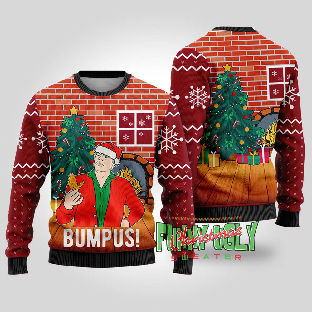 A Christmas Story Darren Mcgavin Funny Sweater Cardinal Red Thoughtful Winter Gift Merch for Special Moments