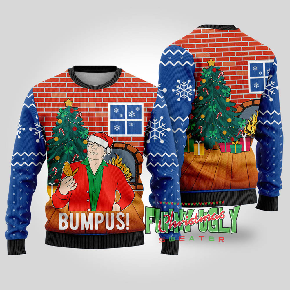 A Christmas Story Darren Mcgavin Funny Sweater Royal Cute Christmas Sweatshirt for Holiday Spirit
