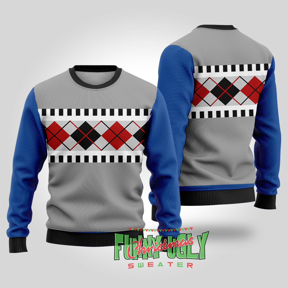 A Christmas Story Ralphie Plaid Sweater Costume Custom Holiday Sweater Merch That Warms the Heart