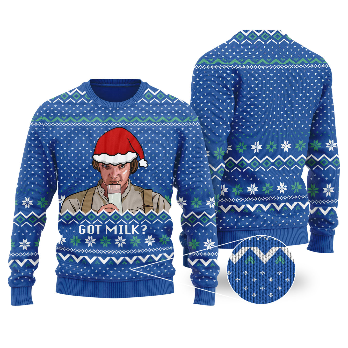 A Clockwork Orange Christmas Sweater Royal Perfect Merch Gift for the Christmas Season