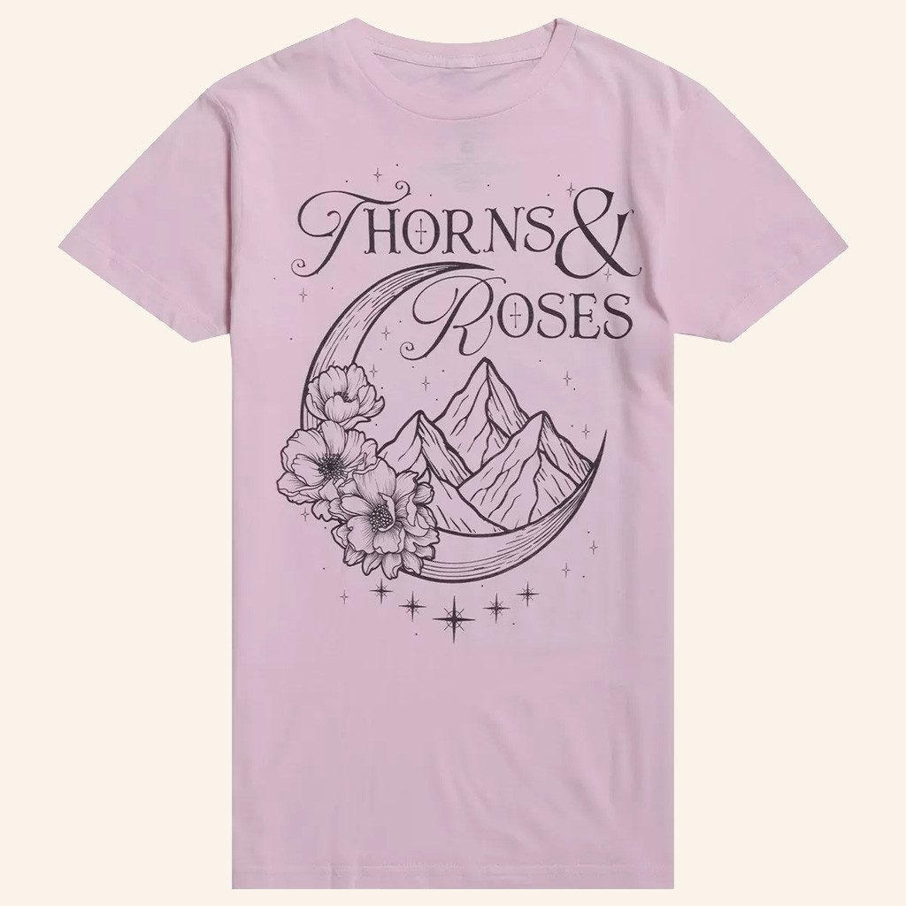 A Court Of Thorns And Roses Merch Mountain Flower T-Shirt Best Gifts For Sisters