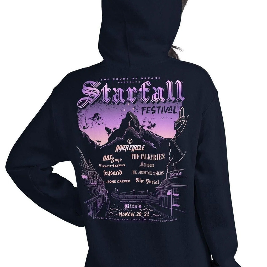 A Court Of Thorns And Roses Merch Starfall Festival Hoodie ACOTAR Merch Gifts For Friends