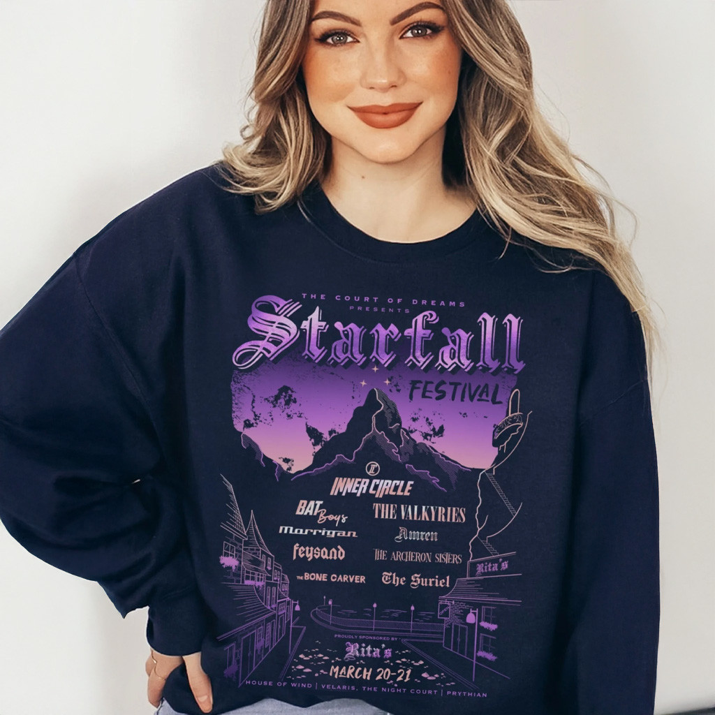 A Court Of Thorns And Roses Merch Starfall Festival Sweatshirt ACOTAR Merch Gifts Ideas For Her