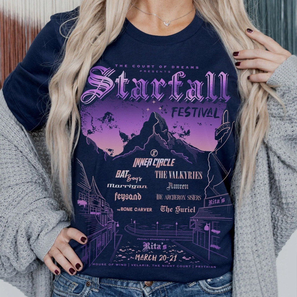A Court Of Thorns And Roses Merch Starfall Festival T-Shirt ACOTAR Merch Great Gifts For Wife