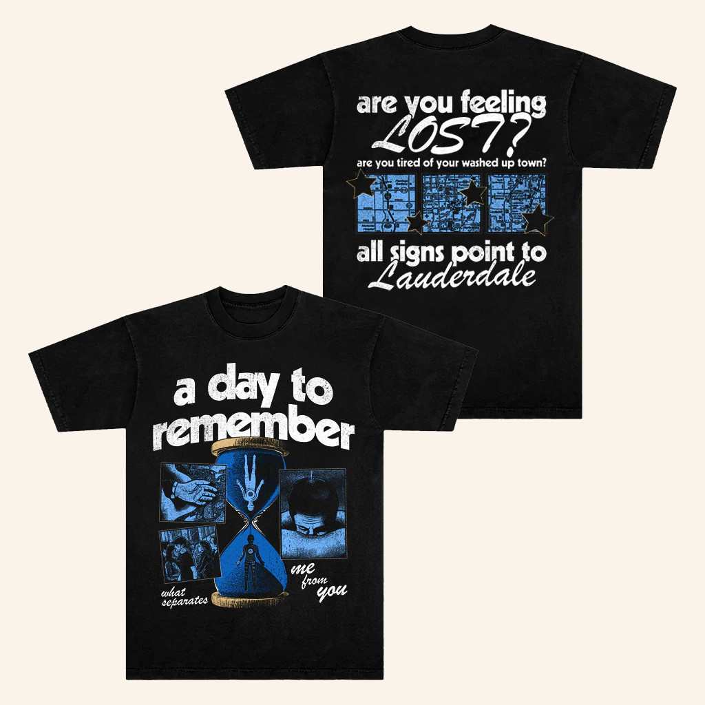 A Day To Remember Merch All Signs Poin To Lauderdale T-Shirt Christmas Gifts For Dad