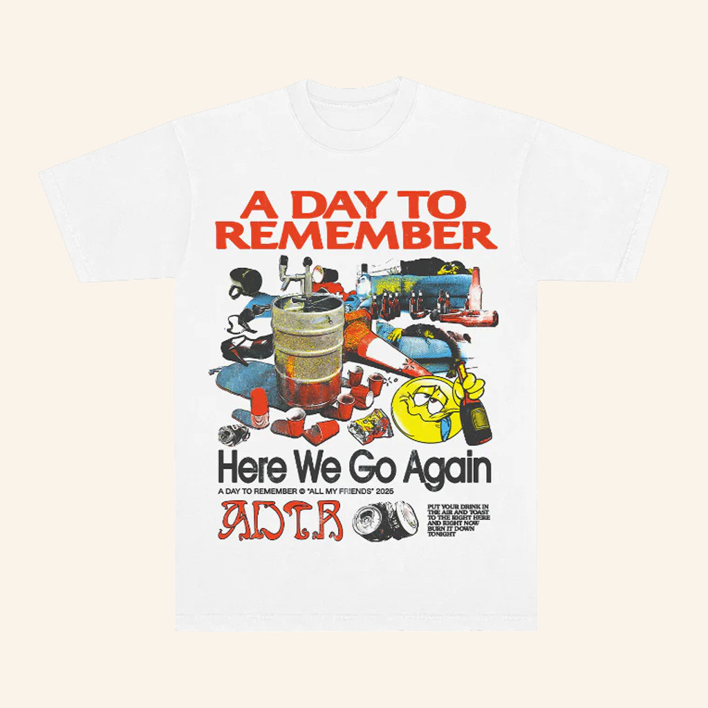 A Day To Remember Merch Here We Go Again T-Shirt Christmas Gifts For Husband A Day To Remember Merch Here We Go Again T-Shirt Christmas Gifts For Husband