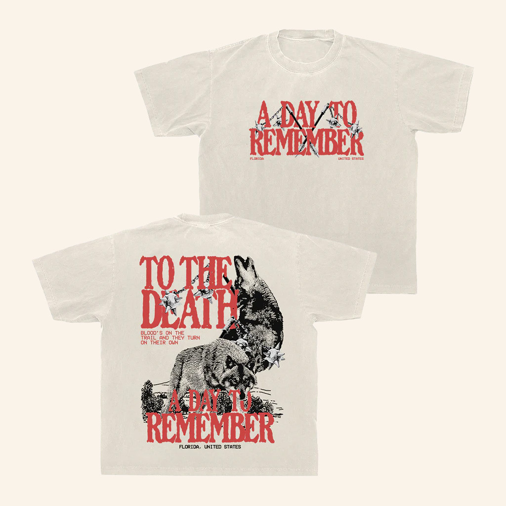 A Day To Remember Merch To The Death T-Shirt Xmas Gifts For Brother