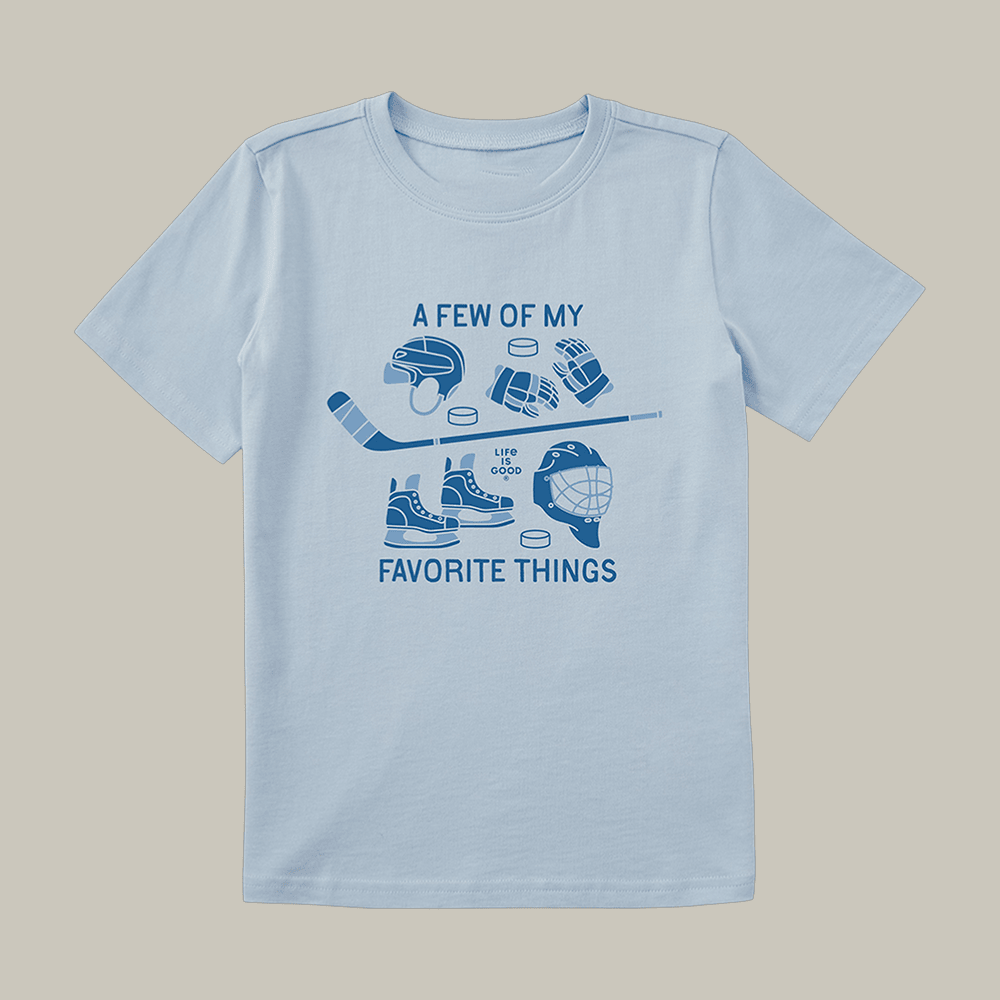 A Few of My Favorite Hockey Things T-Shirt Life Is Good Clothes Unique Gift Idea