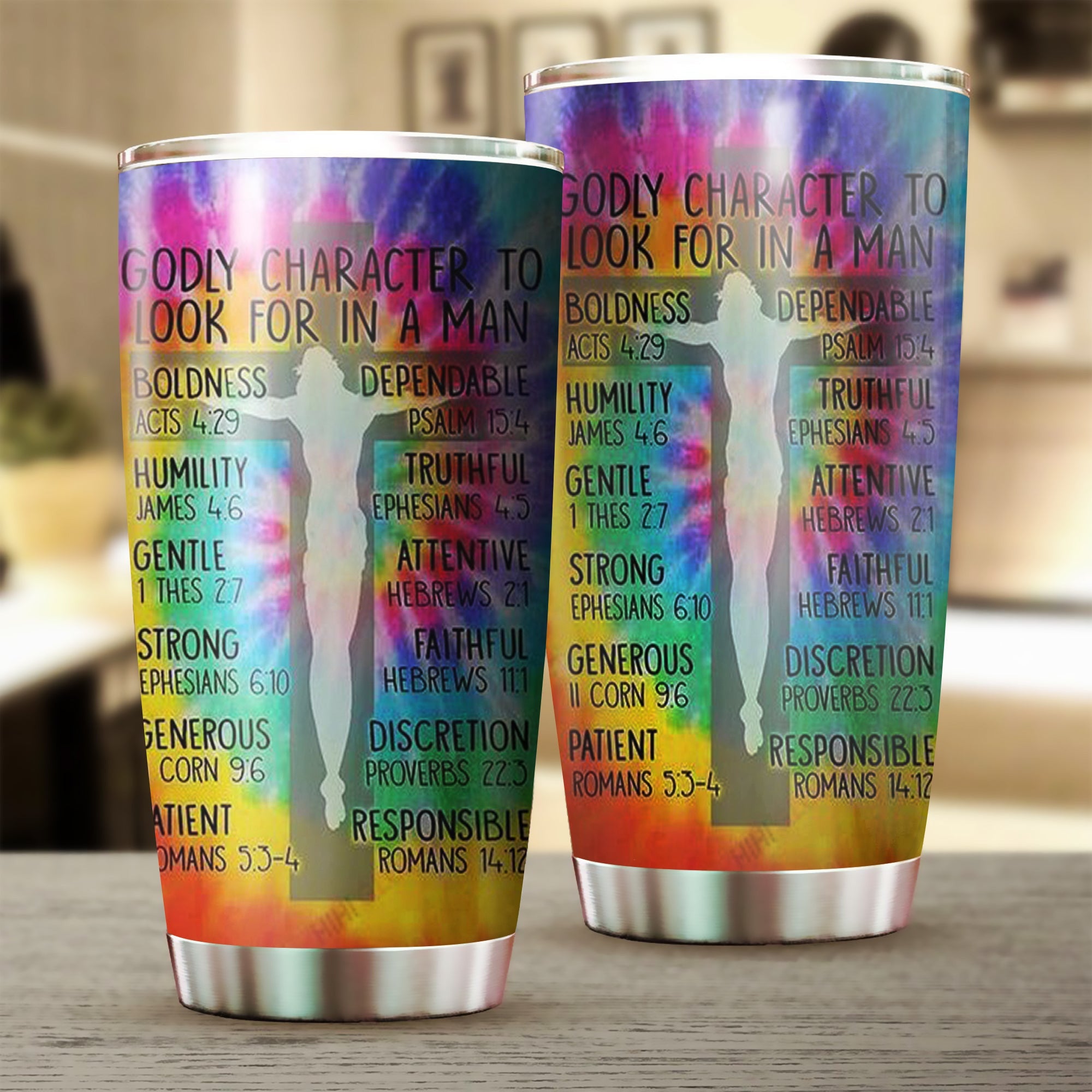 A Godly Character To Look For In A Man Tumbler Tie Dye Christian Coffee Tumbler Gifts Ideas A Godly Character To Look For In A Man Tumbler Tie Dye Christian Coffee Tumbler Gifts Ideas