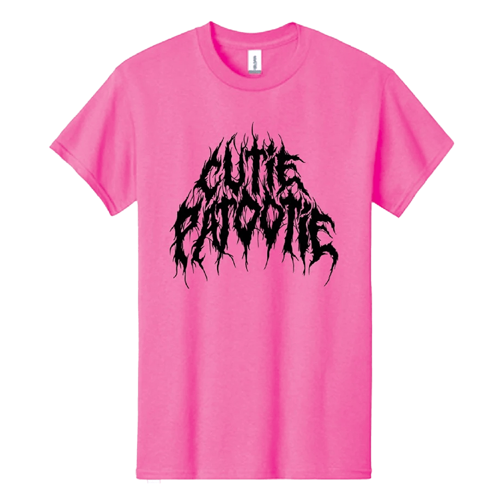 A Good Cult Hi Viz Pink Black Cutie Patootie T-Shirt Gifts For Mom