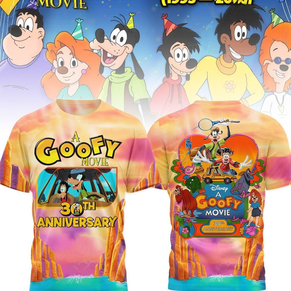 A Goofy Movie 30th Anniversary 2025 Shirt Gifts For Movie Lovers