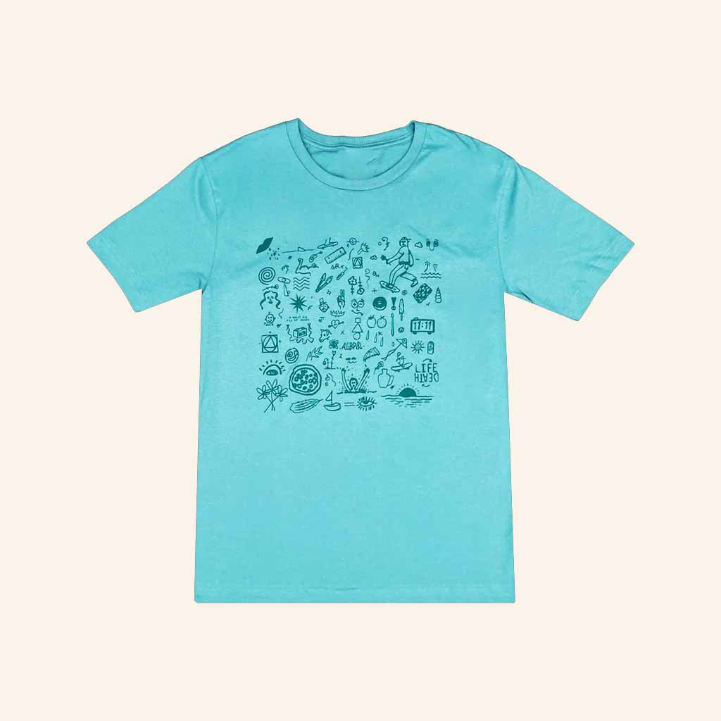 A Great Big Pile of Leaves Merch Doodle T-Shirt Gifts For Girlfriend A Great Big Pile of Leaves Merch Doodle T-Shirt Gifts For Girlfriend