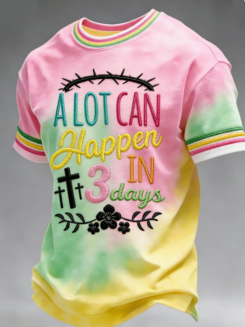 A Lot Can Happen In 3 Days T-Shirt Christian Easter Faith Gift Ideas For Believers