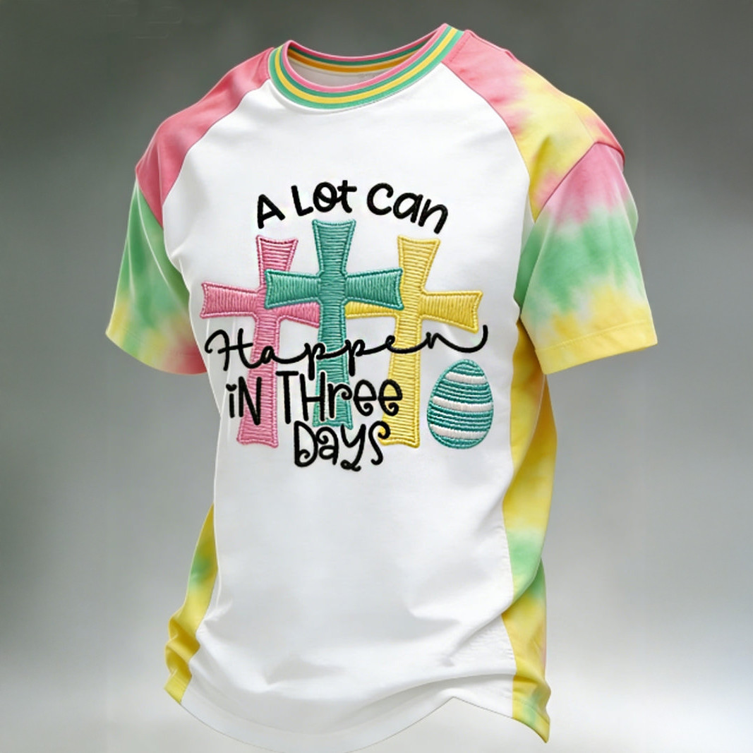 A Lot Can Happen In 3 Days T-Shirt Faith In Jesus Clothes Good Gift For Boyfriend