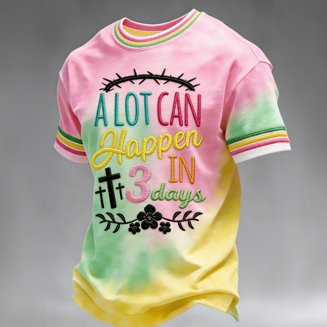 A Lot Can Happen In 3 Days T-Shirt Faith In Jesus Shirt Best Present For Christians