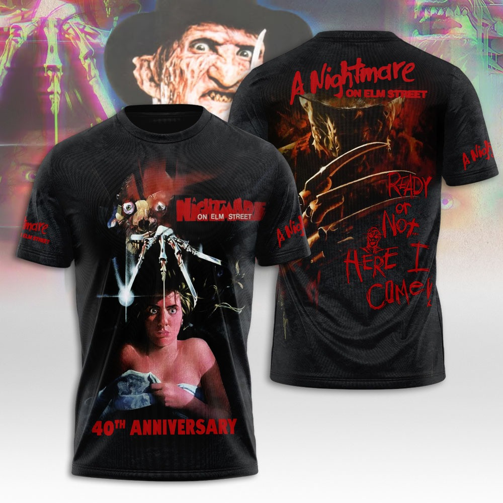 A Nightmare On Elm Street Ready Or Not Here I Come T-Shirt Best Gift Ideas For Fan Lovers