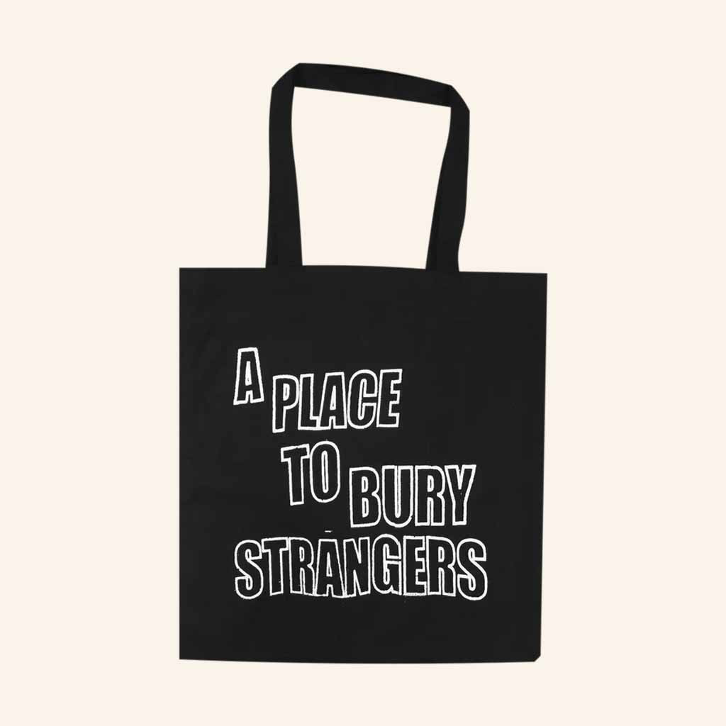 A Place To Bury Strangers Merch Classic Logo Black Tote Bag Gifts For Rock Fans A Place To Bury Strangers Merch Classic Logo Black Tote Bag Gifts For Rock Fans