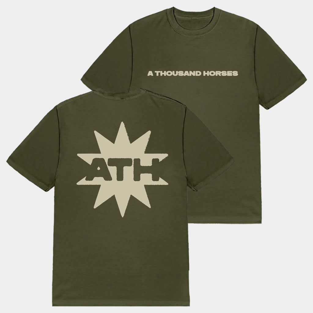 A Thousand Horses Merch 2026 ATH Burst T-Shirt A Thousand Horses Shirt Presents For Boyfriend