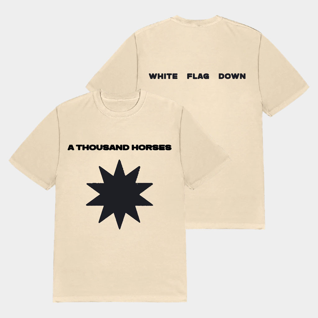 A Thousand Horses Merch 2026 ATH White Flag Down T-Shirt A Thousand Horses Shirt BFF Gifts