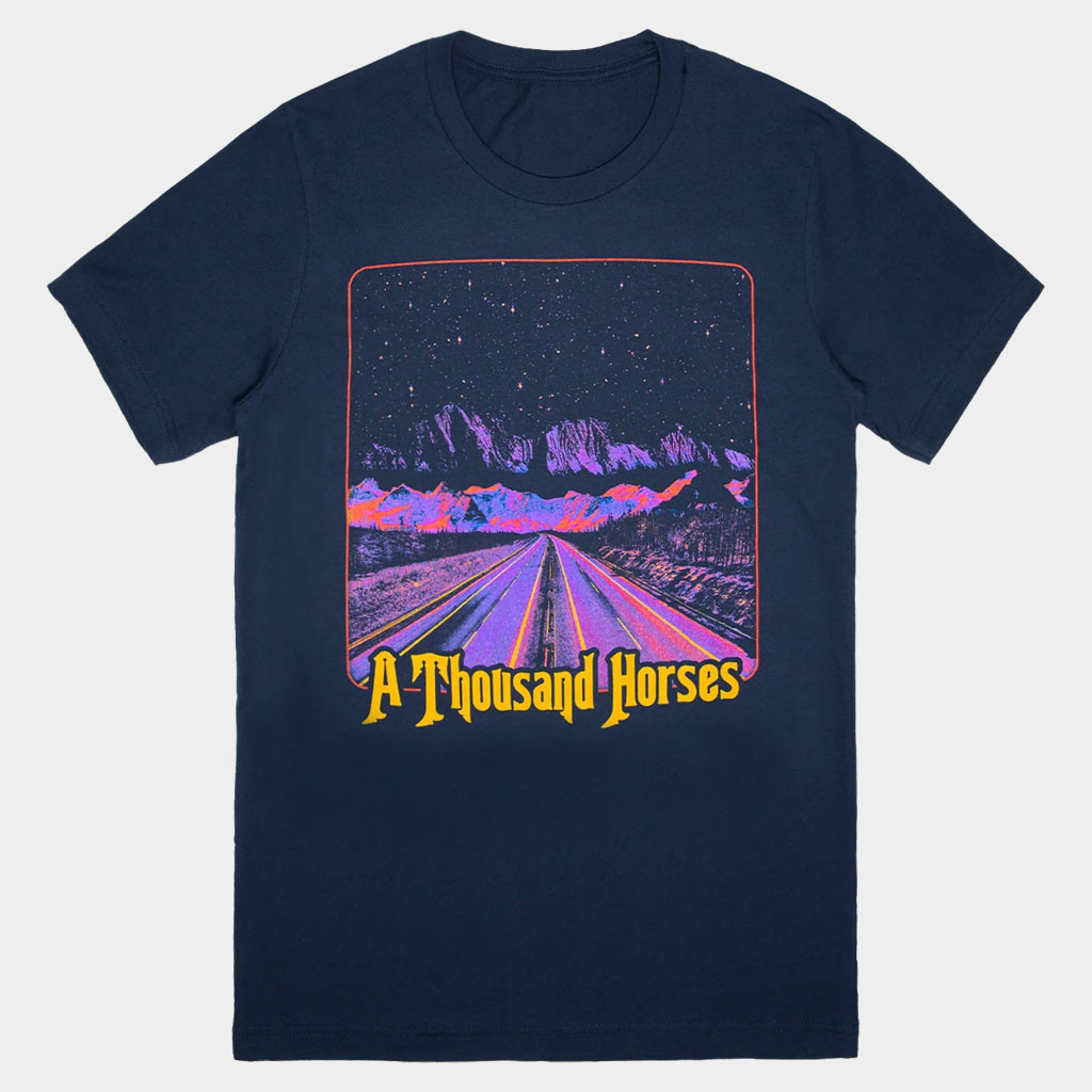 A Thousand Horses Merch 2026 Highway Sound T-Shirt A Thousand Horses Shirt Gifts For Friends